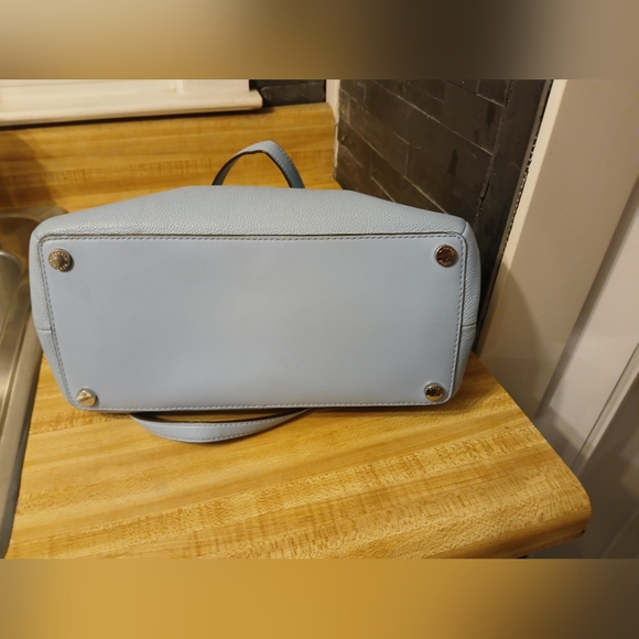 Michael Kors EUC Baby Blue Chain Satchel Bag - Picture 10 of 14